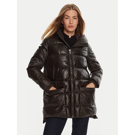 Serge Pariente Kurtka zimowa Warm Brązowy Regular Fit - id: 0000304328589 - marki Serge Pariente - 186233701 Serge Pariente Kurtka zimowa Warm Brązowy Regular Fit ze sklepu MODIVO w kategorii Kurtki damskie - zdjęcie 186233701