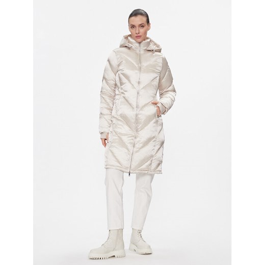 Calvin Klein Kurtka zimowa K20K207069 Écru Regular Fit ze sklepu MODIVO w kategorii Kurtki damskie - zdjęcie 186233714