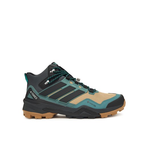 Trekkingi adidas Terrex Skychaser Mid GORE-TEX JQ9927 Brązowy ze sklepu eobuwie.pl w kategorii Buty trekkingowe męskie - zdjęcie 186233812