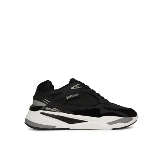 Just Cavalli Sneakersy 79QA3SD2 ZSD38 Czarny ze sklepu MODIVO w kategorii Buty sportowe męskie - zdjęcie 186233901
