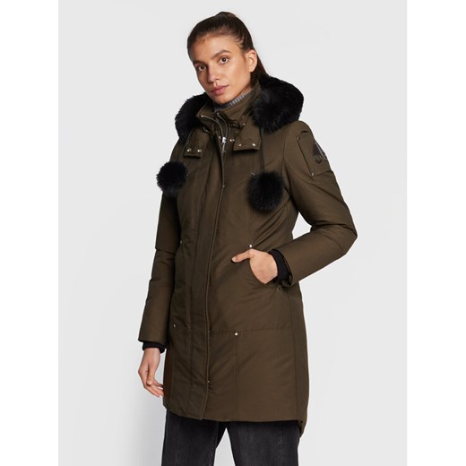 Moose Knuckles Kurtka puchowa Original Stirling MK2003LP Zielony Regular Fit ze sklepu MODIVO w kategorii Kurtki damskie - zdjęcie 186233912
