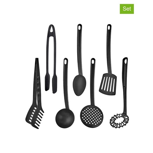 Violeta Home 7-częściowy zestaw w kolorze czarnym - dł. 30 cm ze sklepu Limango Polska w kategorii Akcesoria kuchenne - zdjęcie 186237820
