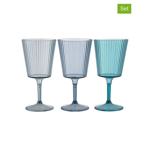 Villa d´Este Kieliszki (12 szt.) &quot;Unico&quot; w kolorze niebiesko-turkusowym - 400 ml ze sklepu Limango Polska w kategorii Naczynia - zdjęcie 186237860