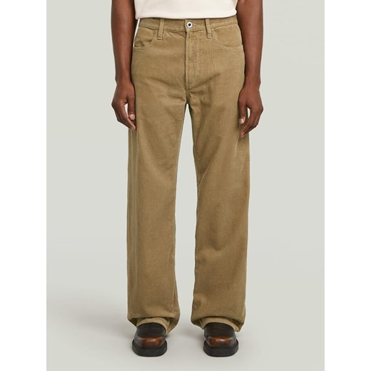 G-Star Spodnie sztruksowe - Loose fit - w kolorze beżowym W27/L32 Limango Polska promocja