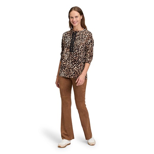 Betty Barclay Bluza w kolorze karmelowo-czarnym 46 promocyjna cena Limango Polska
