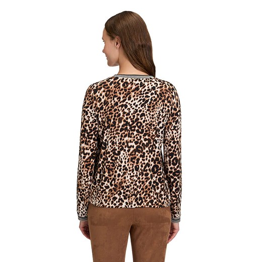 Betty Barclay Koszulka w kolorze karmelowo-czarnym 38 wyprzedaż Limango Polska