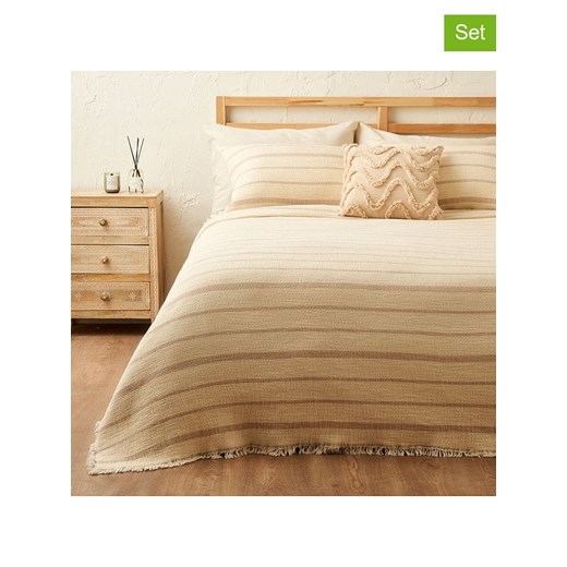 BELLA MAISON 3-częściowy zestaw &quot;Bahama&quot; w kolorze kremowym ze sklepu Limango Polska w kategorii Tekstylia - zdjęcie 186240632