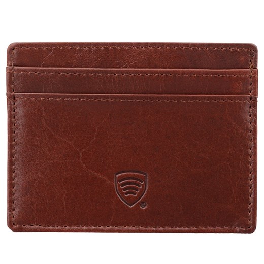 Skórzane etui antykradzieżowe na karty zbliżeniowe (brąz) ze sklepu Koruma ID Protection w kategorii Etui - zdjęcie 186242744