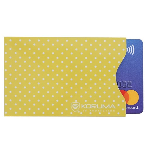 Etui antykradzieżowe na karty zbliżeniowe (żółty) ze sklepu Koruma ID Protection w kategorii Etui - zdjęcie 186242934