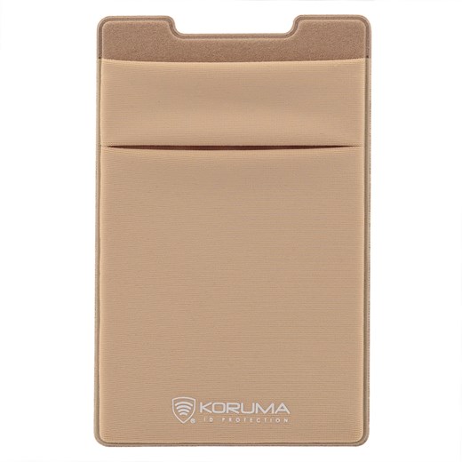 Przyklejane etui z lycra na kartę (złoty) ze sklepu Koruma ID Protection w kategorii Etui - zdjęcie 186243162