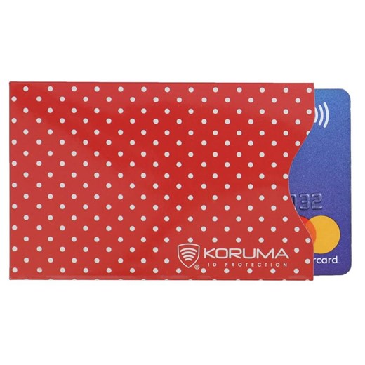 Etui antykradzieżowe na karty zbliżeniowe (czerwony) - id: 326 - marki Koruma - 186243381 Etui antykradzieżowe na karty zbliżeniowe (czerwony) ze sklepu Koruma ID Protection w kategorii Etui - zdjęcie 186243381
