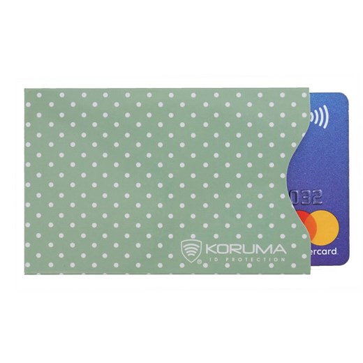 Etui antykradzieżowe na karty zbliżeniowe (zielony) ze sklepu Koruma ID Protection w kategorii Etui - zdjęcie 186243444