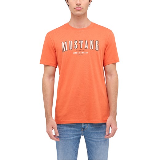 Męski T-Shirt Mustang Style Austin Burnt Ochre 1016266 7105 ze sklepu YouNeedit.pl w kategorii T-shirty męskie - zdjęcie 186244531