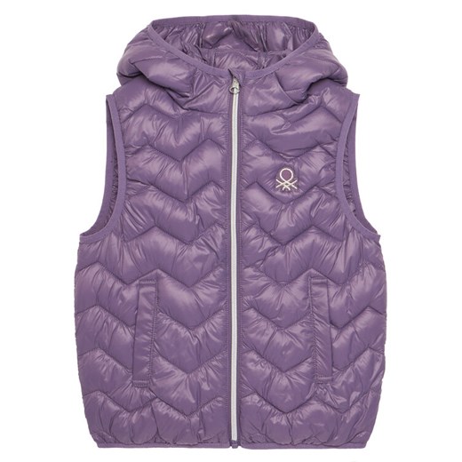 United Colors Of Benetton Kamizelka 21INCJ00Q Fioletowy Regular Fit ze sklepu MODIVO w kategorii Kamizelki dziewczęce - zdjęcie 186245484