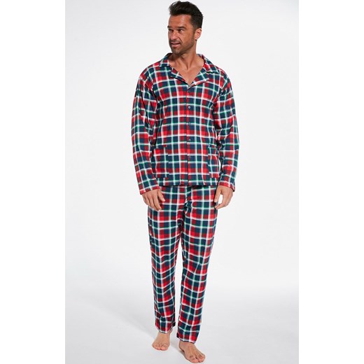 Bawełniana piżama męska w kratę 905/253 Jimmie, Kolor granatowo-czerwono-zielony, Rozmiar XL, Cornette - id: 179647 - marki Cornette - 186246293 Bawełniana piżama męska w kratę 905/253 Jimmie, Kolor granatowo-czerwono-zielony, Rozmiar XL, Cornette ze sklepu Primodo w kategorii Piżamy męskie - zdjęcie 186246293