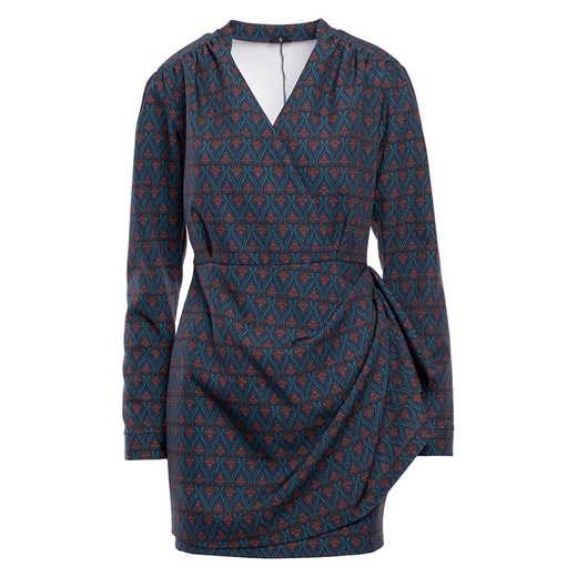 made of emotion Sukienka w kolorze niebiesko-czerwonym XL okazja Limango Polska