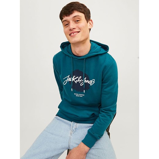 Jack &amp; Jones Bluza &quot;Whitley&quot; w kolorze morskim Jack & Jones M wyprzedaż Limango Polska