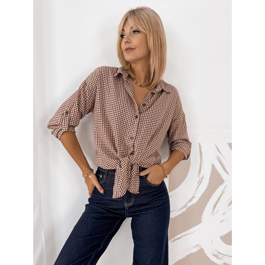 koszula calliope bordowa one size ze sklepu UBRA w kategorii Koszule damskie - zdjęcie 186247182