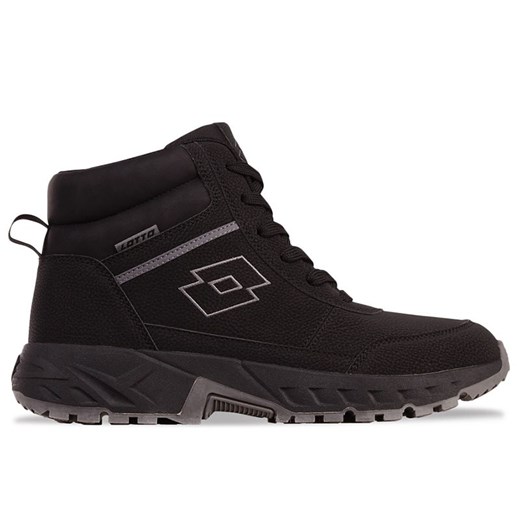 Buty męskie Lotto Evedal Mid 2400300U-1111 - czarne ze sklepu streetstyle24.pl w kategorii Buty zimowe męskie - zdjęcie 186247212