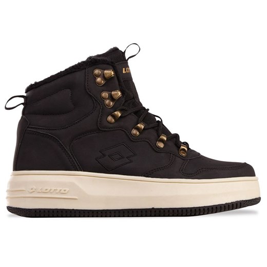 Buty damskie Lotto Jalana PF Fur 2400390W-1112 - czarne ze sklepu streetstyle24.pl w kategorii Botki - zdjęcie 186247214
