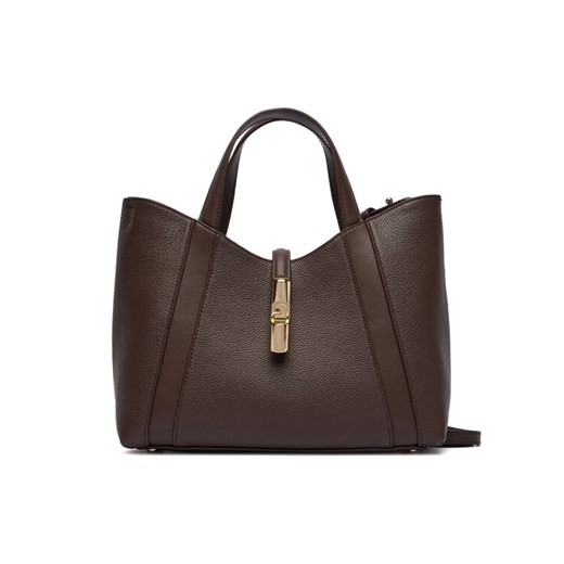 Torebka Furla Goccia Shopper Bag S WB01789 BX3353 KH 2460S Brązowy ze sklepu eobuwie.pl w kategorii Torby Shopper bag - zdjęcie 186247314