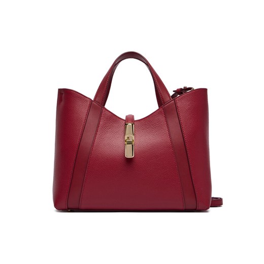 Torebka Furla Goccia Shopper Bag S WB01789 BX3353 KH CGQ00 Czerwony ze sklepu eobuwie.pl w kategorii Torby Shopper bag - zdjęcie 186247354