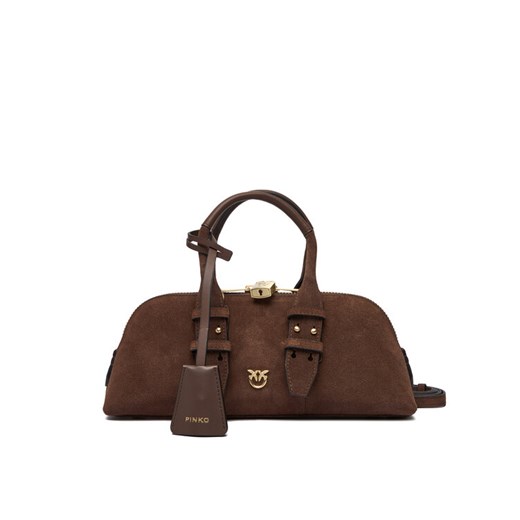 PINKO Torebka Bowling Bag Baguette AI 25-26 PLTT 105334 A2JH Brązowy Pinko OS MODIVO