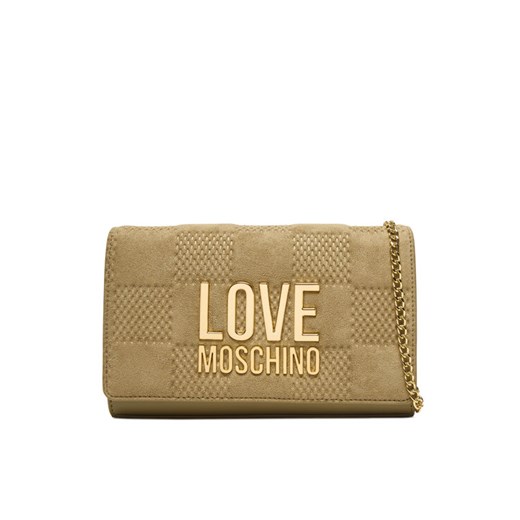 LOVE MOSCHINO Torebka JC4127PP0NKB110A Beżowy ze sklepu MODIVO w kategorii Kopertówki - zdjęcie 186247781