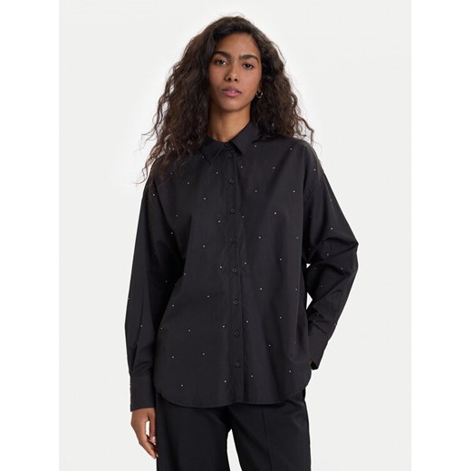 Vero Moda Koszula Fanni 10337791 Czarny Oversize ze sklepu MODIVO w kategorii Koszule damskie - zdjęcie 186247791