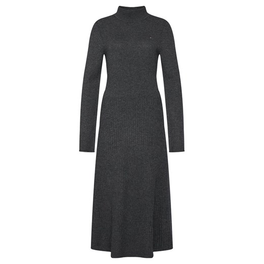 Tommy Hilfiger Sukienka codzienna WW0WW47303 Szary Regular Fit ze sklepu MODIVO w kategorii Sukienki - zdjęcie 186247794