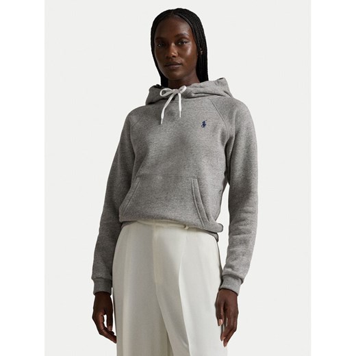 Polo Ralph Lauren Bluza Prl Shrknhd 211943007004 Szary Regular Fit ze sklepu MODIVO w kategorii Bluzy damskie - zdjęcie 186247812