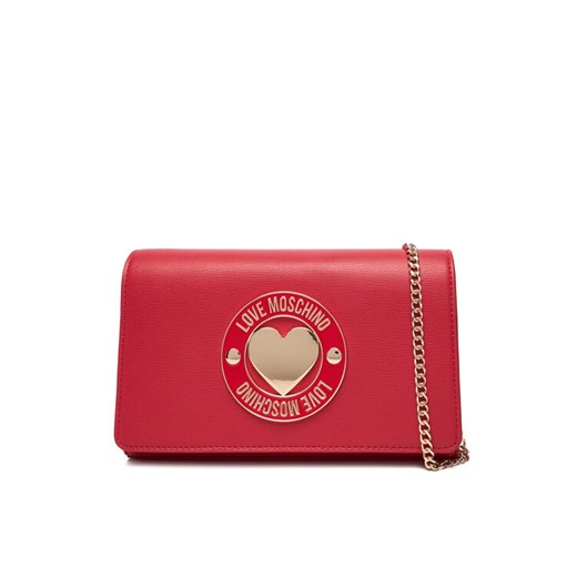 LOVE MOSCHINO Torebka JC4368PP0NKG0500 Czerwony ze sklepu MODIVO w kategorii Kopertówki - zdjęcie 186247910