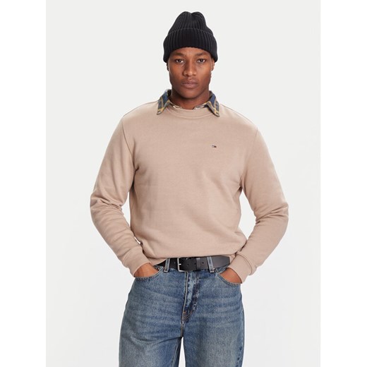 Tommy Jeans Bluza DM0DM20741 Beżowy Regular Fit ze sklepu MODIVO w kategorii Bluzy męskie - zdjęcie 186247971