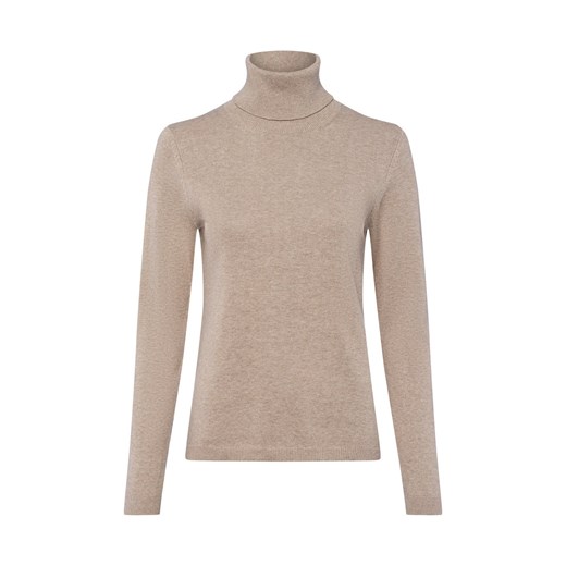 brookshire Sweter damski z dzianiny Kobiety Bawełna beżowy marmurkowy ze sklepu vangraaf w kategorii Swetry damskie - zdjęcie 186249161
