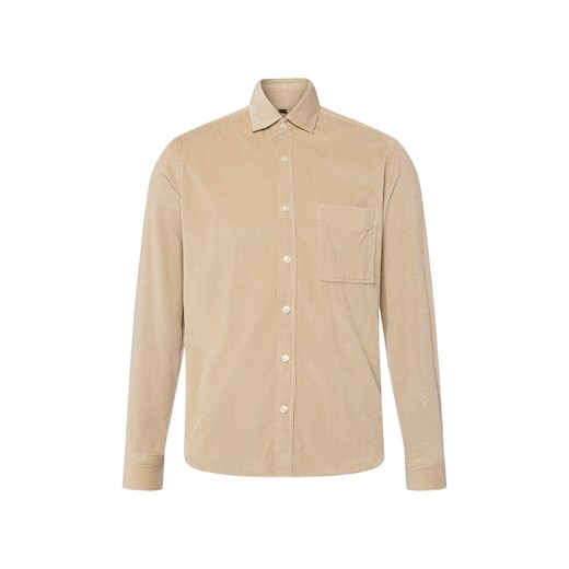 Nils Sundström Męska koszula sztruksowa Mężczyźni Regular Fit Bawełna beżowy jednolity - id: 785577-0001-09920 - marki Nils Sundström - 186249180 Nils Sundström Męska koszula sztruksowa Mężczyźni Regular Fit Bawełna beżowy jednolity ze sklepu vangraaf w kategorii Koszule męskie - zdjęcie 186249180