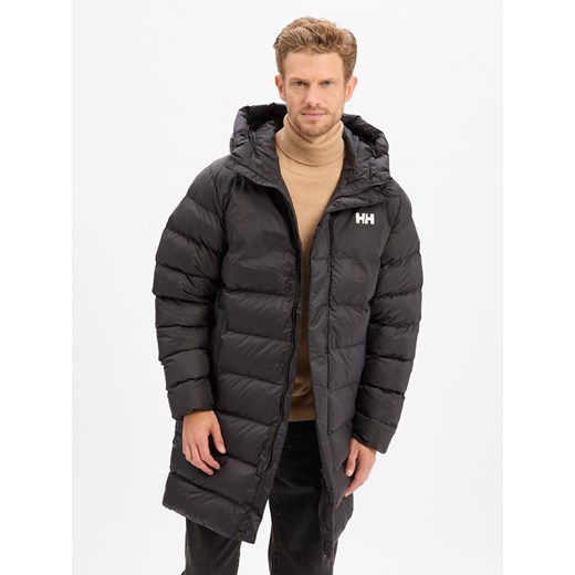 Helly Hansen Pikowana kurtka męska Mężczyźni Sztuczne włókno czarny jednolity ze sklepu vangraaf w kategorii Kurtki męskie - zdjęcie 186249222