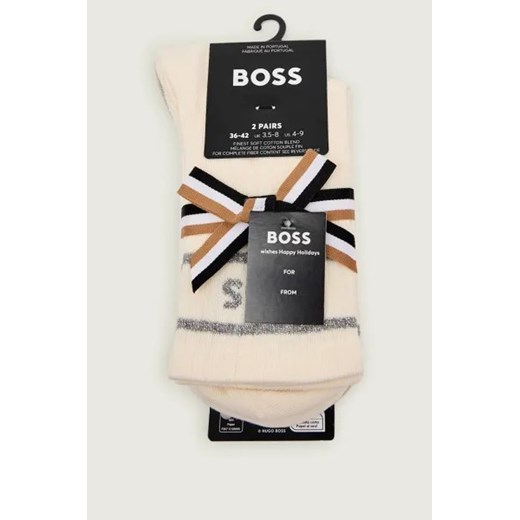 BOSS BLACK Skarpety 2-pack 2P QS Gift Rib CC 36/42 Gomez Fashion Store