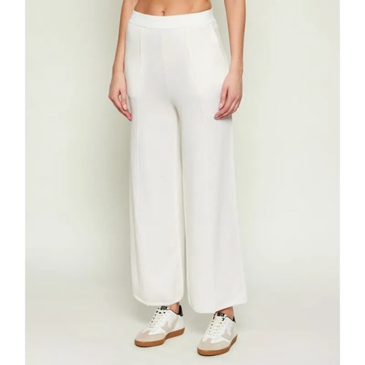 AKEP Wełniane spodnie | Loose fit | z dodatkiem kaszmiru - id: AP255W000027015 - marki Akep - 186250663 AKEP Wełniane spodnie | Loose fit | z dodatkiem kaszmiru ze sklepu Gomez Fashion Store w kategorii Spodnie damskie - zdjęcie 186250663