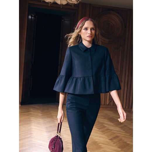 Mohito - Marynarka z wełną - czarny ze sklepu Mohito w kategorii Marynarki damskie - zdjęcie 186250901