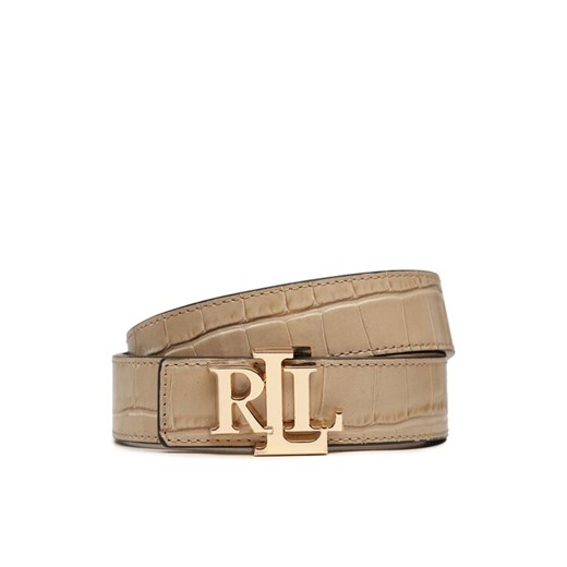 Pasek Damski Lauren Ralph Lauren Rev Lrl 30 412891193001 Beżowy ze sklepu eobuwie.pl w kategorii Paski damskie - zdjęcie 186252221