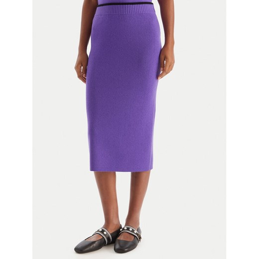 PINKO Spódnica midi 105489 A2Q9 W21 Fioletowy Regular Fit ze sklepu MODIVO w kategorii Spódnice - zdjęcie 186252641