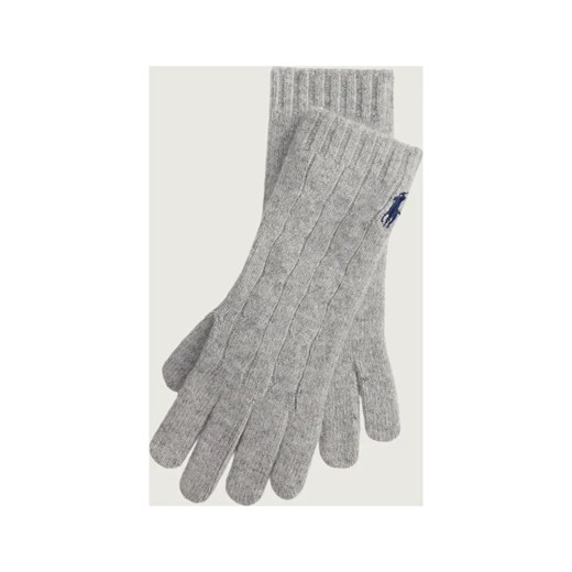 POLO RALPH LAUREN Wełniane rękawiczki | z dodatkiem kaszmiru ze sklepu Gomez Fashion Store w kategorii Rękawiczki damskie - zdjęcie 186254964