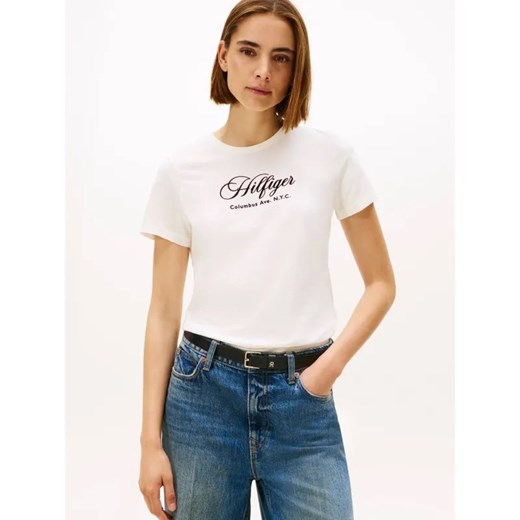 Tommy Hilfiger T-shirt | Regular Fit ze sklepu Gomez Fashion Store w kategorii Bluzki damskie - zdjęcie 186255051