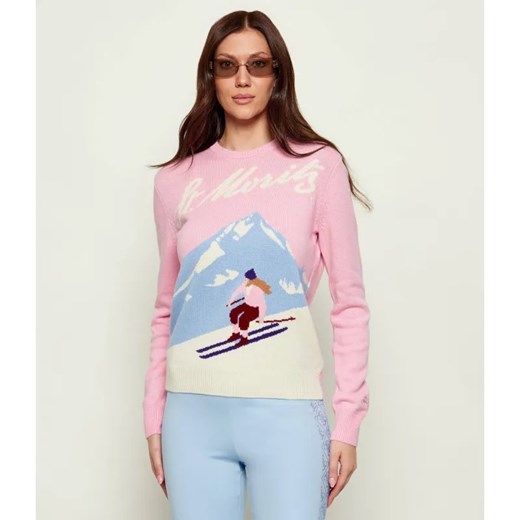 ST.Barth Sweter NEW QUEEN C | ST.Barth x St. Moritz | Slim Fit | z dodatkiem wełny i kaszmiru ze sklepu Gomez Fashion Store w kategorii Swetry damskie - zdjęcie 186255150