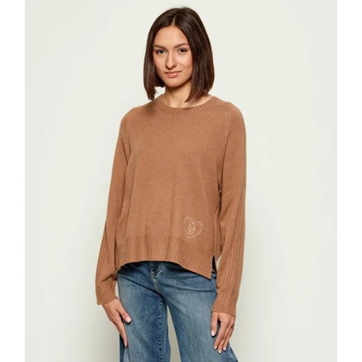 Liu Jo Sweter | Loose fit | z dodatkiem wełny i kaszmiru ze sklepu Gomez Fashion Store w kategorii Swetry damskie - zdjęcie 186255162