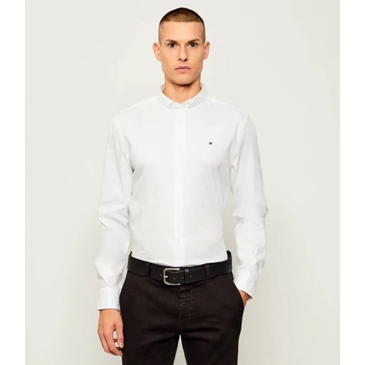 Tommy Hilfiger Koszula DOBBY | Slim Fit ze sklepu Gomez Fashion Store w kategorii Koszule męskie - zdjęcie 186255173