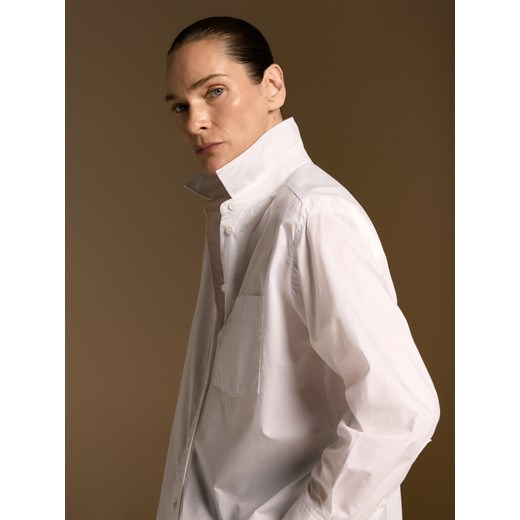 Reserved - Bawełniana koszula - biały ze sklepu Reserved w kategorii Koszule damskie - zdjęcie 186256671
