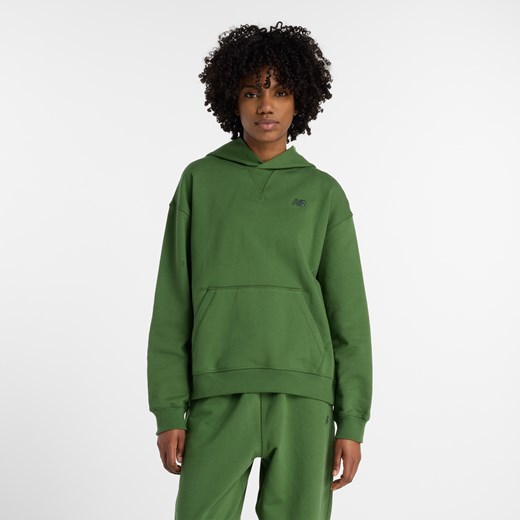 Bluza damska New Balance WT41537DAE – zielona ze sklepu New Balance Poland w kategorii Bluzy damskie - zdjęcie 186257573