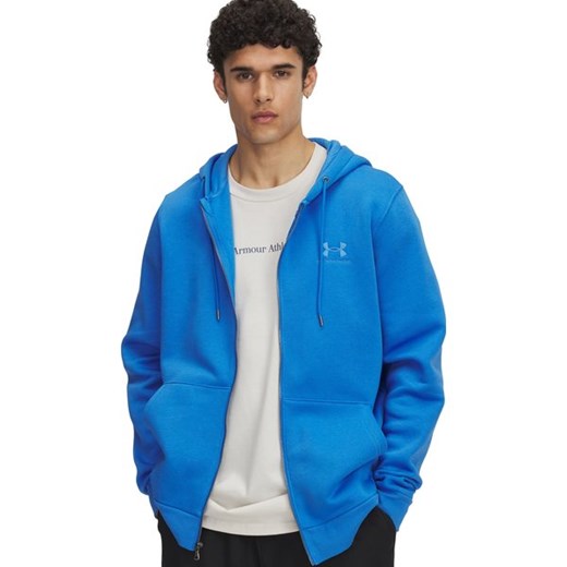Bluza męska Essential Fleece FZ Hood Under Armour ze sklepu SPORT-SHOP.pl w kategorii Bluzy męskie - zdjęcie 186258142