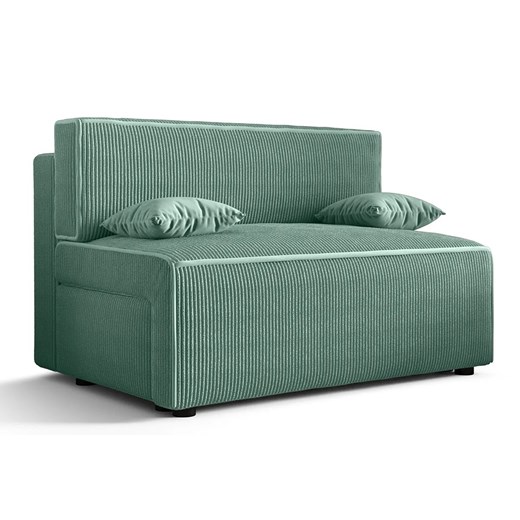 Miętowa tapicerowana sofa rozkładana M1-P69 - id: 53071 - marki Elior - 186258342 Miętowa tapicerowana sofa rozkładana M1-P69 ze sklepu Edinos.pl w kategorii Sofy i kanapy - zdjęcie 186258342
